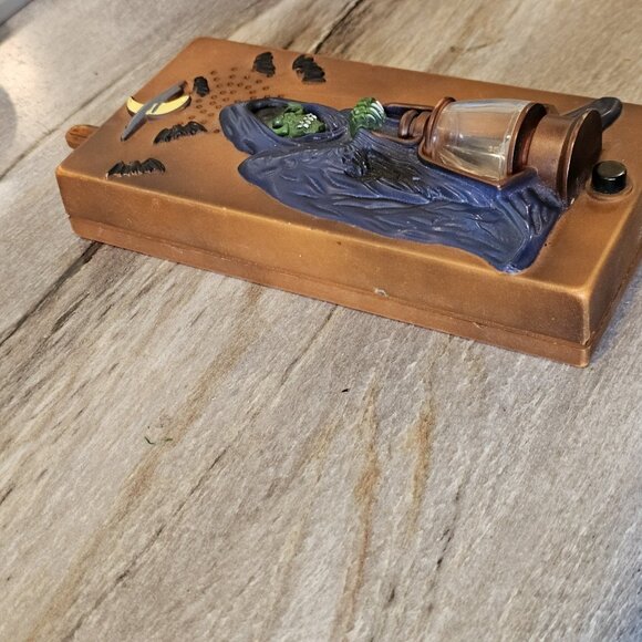 VTG 90s Halloween Grim Reaper Doorbell Creepy Makes Noise Lights WORKS Loud - Picture 5 of 13